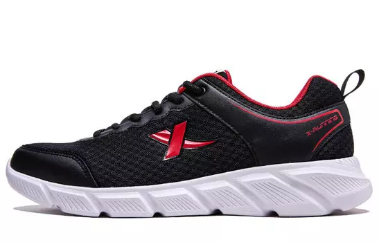 Кроссовки мужские низкие черные/красные Xtep