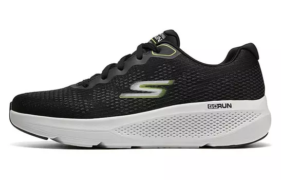 Кроссовки мужские низкие черные/лимонные Skechers