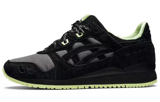Кроссовки мужские низкие черные/серые Asics