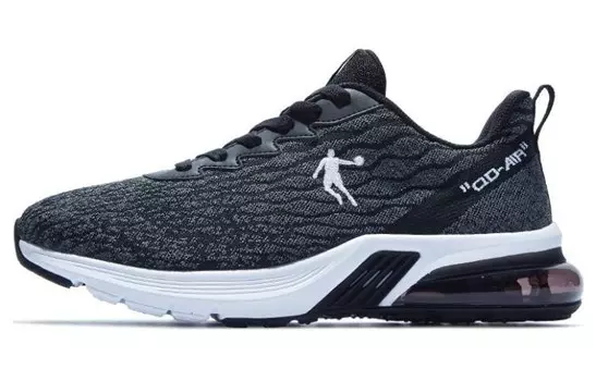 Кроссовки мужские низкие черные/серые Qiaodan