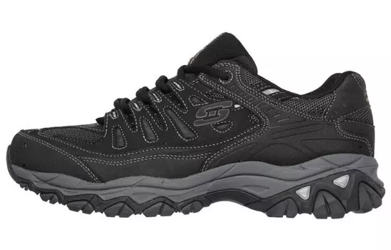 Кроссовки мужские низкие черные/серые Skechers