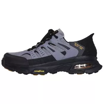 Кроссовки мужские низкие черные/серые Skechers