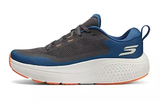 Кроссовки мужские низкие черные/синие Skechers