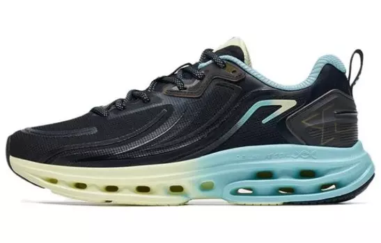 Кроссовки мужские низкие черные/синие/желтые Xtep