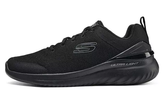 Кроссовки мужские низкие черные Skechers