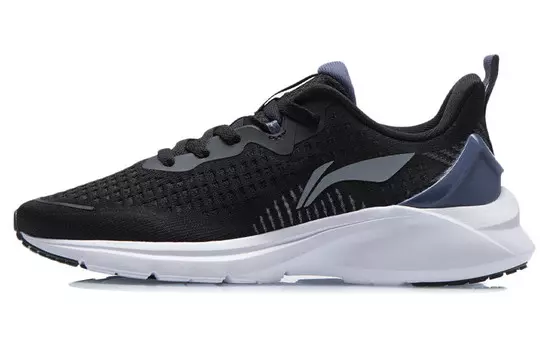 Кроссовки мужские низкие черные/средние индиго/белые Lining