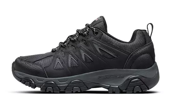 Кроссовки мужские низкие черные/угольные Skechers