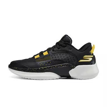 Кроссовки мужские низкие черные/желтые Skechers