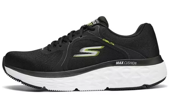 Кроссовки мужские низкие черные/желтые Skechers