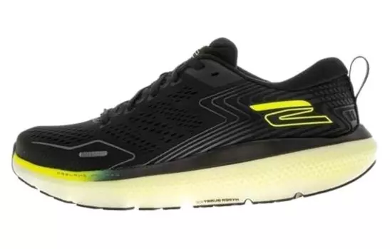 Кроссовки мужские низкие черные/желтые Skechers