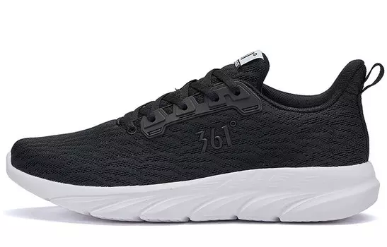 Кроссовки мужские низкие черный/белый 361°