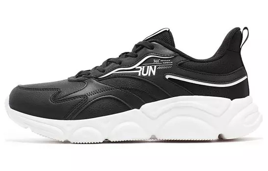 Кроссовки мужские низкие черный/белый 361°