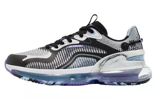 Кроссовки мужские низкие черный/фиолетовый Qiaodan