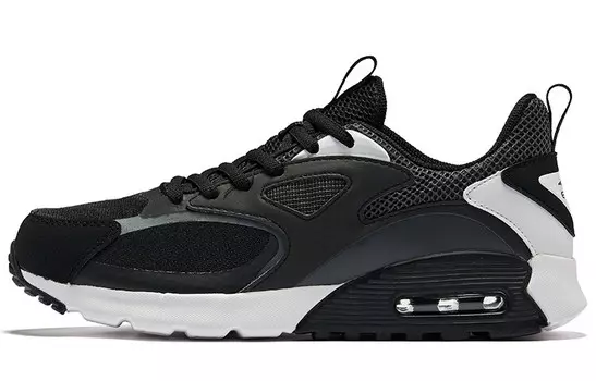 Кроссовки мужские низкие черный и белый Erke