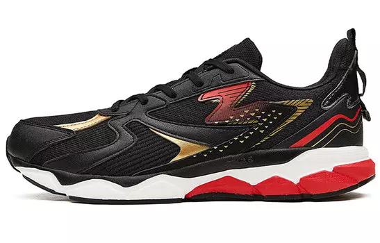 Кроссовки мужские низкие черный/красный 361°