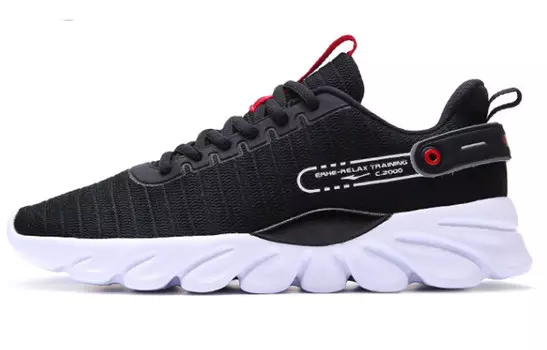 Кроссовки мужские низкие черный/красный Erke