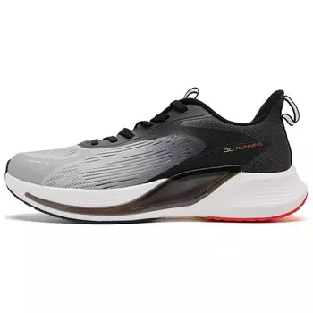 Кроссовки мужские низкие черный серый красный Qiaodan