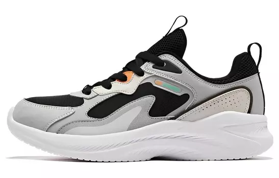 Кроссовки мужские низкие черный/серый Qiaodan