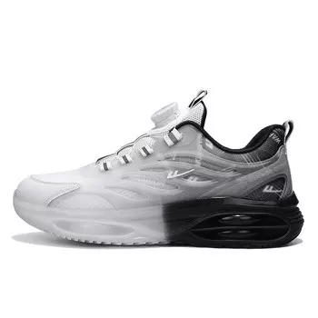 Кроссовки мужские низкие черный серый Warrior