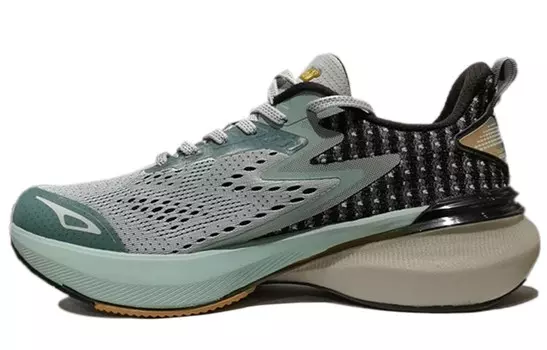 Кроссовки мужские низкие черный/серый/зеленый 361°