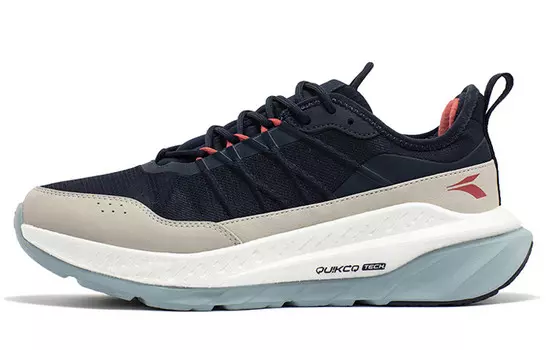 Кроссовки мужские низкие черный Shadow Blue/цвет пемзы 361°