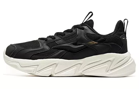 Кроссовки мужские низкие черный/золотой Erke