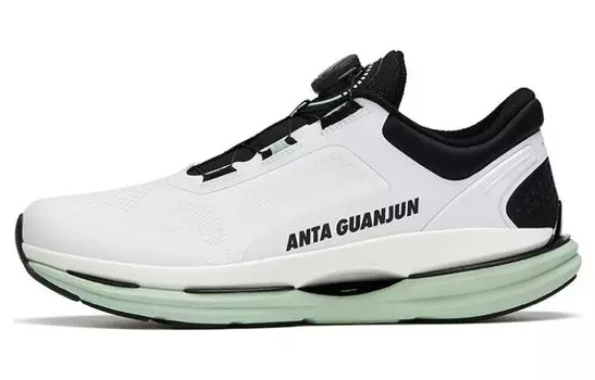 Кроссовки мужские низкие Cloud White/Core Black/Green Spark Anta