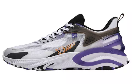 Кроссовки мужские низкие фиолетовые/белые Xtep