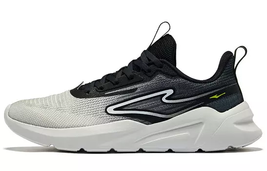 Кроссовки мужские низкие карандаш серо-черные Erke