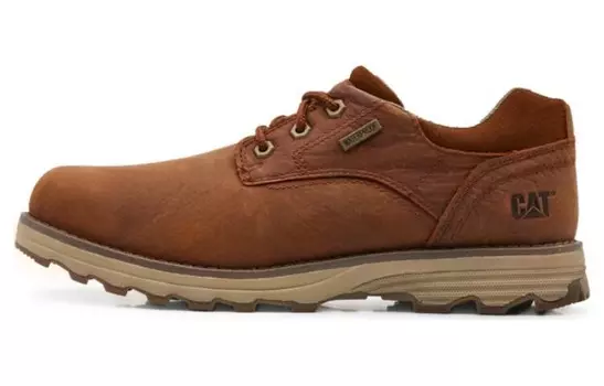 Кроссовки мужские низкие коричневые Cat