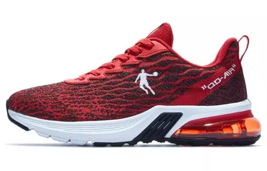 Кроссовки мужские низкие красные/черные Qiaodan