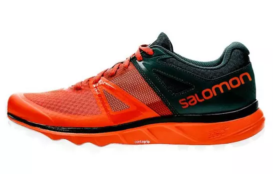 Кроссовки мужские низкие красные/черные Salomon