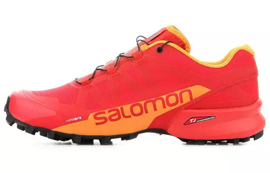 Кроссовки мужские низкие красные Salomon