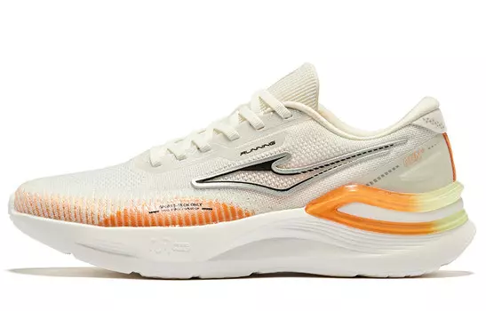 Кроссовки мужские низкие микрокристаллические белые пчелиный воск оранжевый Erke