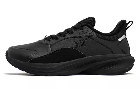 Кроссовки мужские низкие Obsidian Black 361°