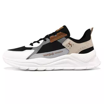 Кроссовки мужские низкие Obsidian Black/пшенично-коричневый 361°