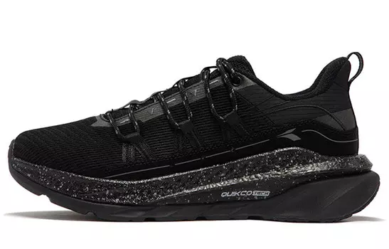 Кроссовки мужские низкие Obsidian Black/Smoke Grey 361°