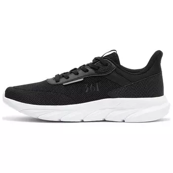 Кроссовки мужские низкие Obsidian черный/серебристо-белый 361°