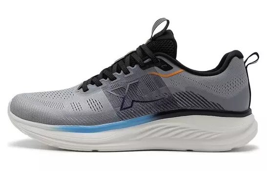 Кроссовки мужские низкие однотонные серые/черные Xtep