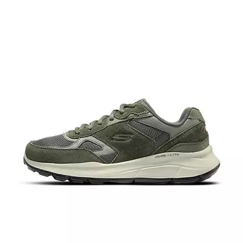Кроссовки мужские низкие оливково-зеленые Skechers