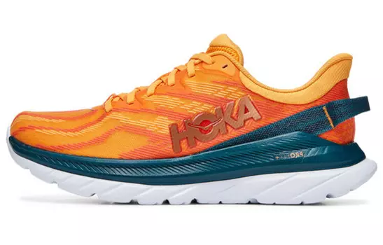 Кроссовки мужские низкие оранжевые/синие Hoka One One