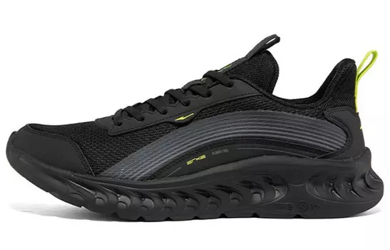 Кроссовки мужские низкие Positive Black/Lime Green Erke