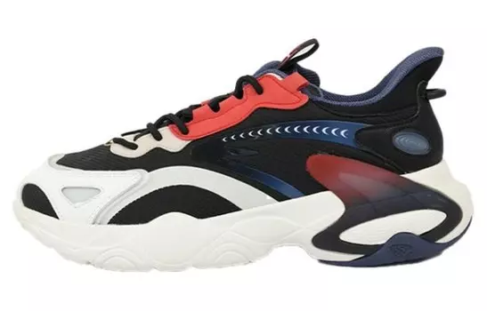 Кроссовки мужские низкие Positive черный/колледж красный Erke