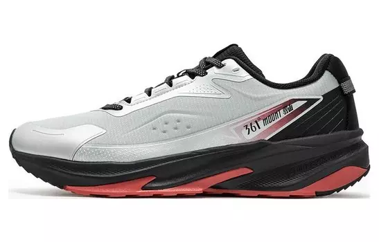 Кроссовки мужские низкие серебристо-черный 361°