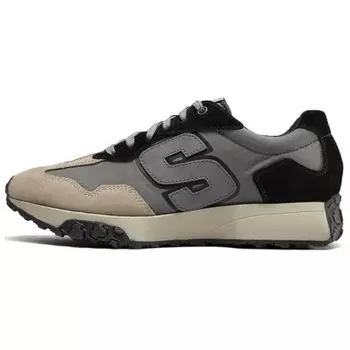 Кроссовки мужские низкие серые/черные Skechers