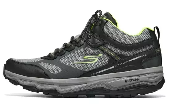 Кроссовки мужские низкие серые/черные Skechers