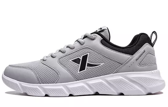 Кроссовки мужские низкие серые/черные Xtep