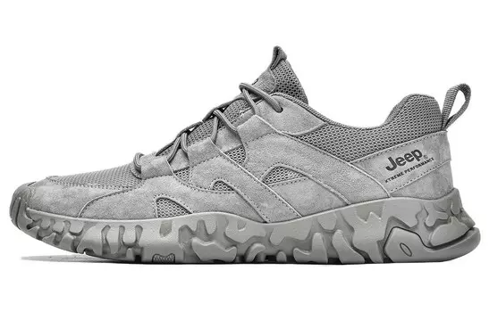Кроссовки мужские низкие серые Jeep