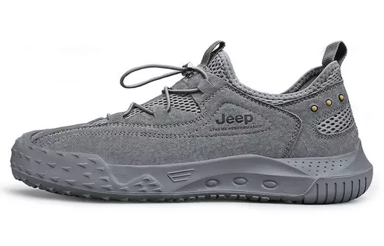 Кроссовки мужские низкие серые Jeep