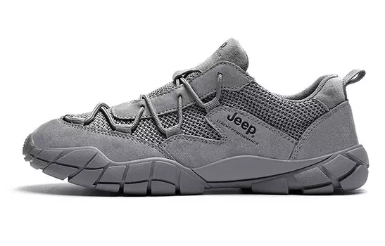 Кроссовки мужские низкие серые Jeep